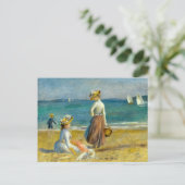 Auguste Renoir Figures on the Beach Briefkaart (Staand voorkant)