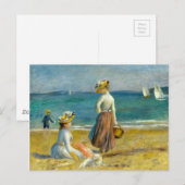 Auguste Renoir Figures on the Beach Briefkaart (Voorkant / Achterkant)