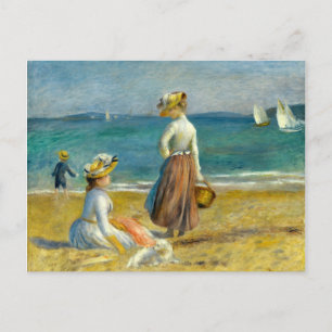 Auguste Renoir Figures on the Beach Briefkaart