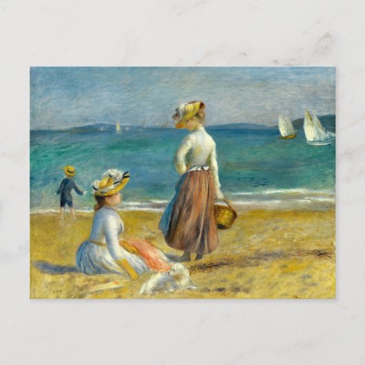 Auguste Renoir Figures on the Beach Briefkaart (Voorkant)