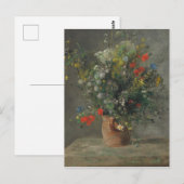 Auguste Renoir Gele Bloemen in een Vase Briefkaart (Voorkant / Achterkant)