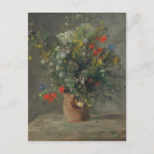 Auguste Renoir Gele Bloemen in een Vase Briefkaart (Voorkant)