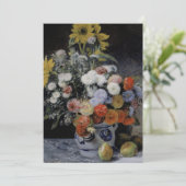 Auguste Renoir - Gemengde Bloemen in een Earthenwa Kaart (Staand voorkant)