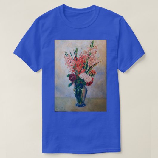 Auguste Renoir Gladioli 1885 T-shirt (Design voorkant)