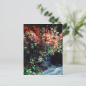 Auguste Renoir - Gladioli in een Vase Briefkaart (Staand voorkant)