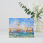 Auguste Renoir - het Doges Palace Venice Briefkaart (Staand voorkant)