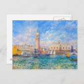 Auguste Renoir - het Doges Palace Venice Briefkaart (Voorkant / Achterkant)