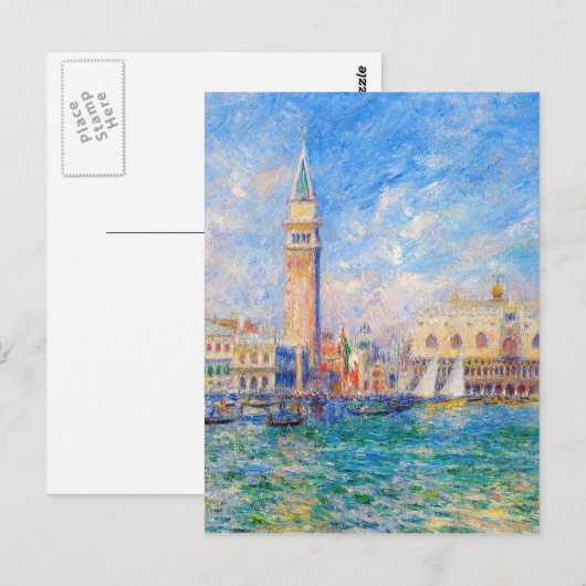 Auguste Renoir - het Doges Palace Venice Briefkaart (Voorkant / Achterkant)