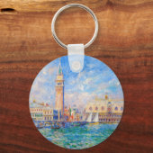 Auguste Renoir - het Doges Palace Venice Sleutelhanger (Voorkant)