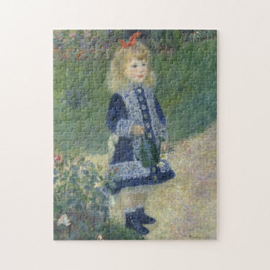 Auguste Renoir is een meisje met een waterscan Legpuzzel (Verticaal)