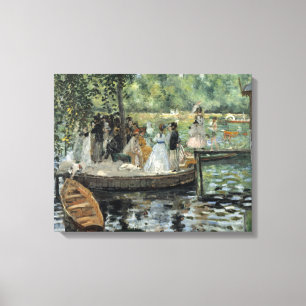 Auguste Renoir - La Grenouillere Canvas Afdruk