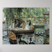 Auguste Renoir - La Grenouillere Poster (Voorkant)