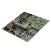 Auguste Renoir - La Grenouillere Tegeltje (Zijkant)