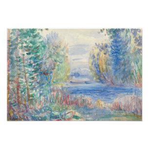 Auguste Renoir - Landschap van de rivier Foto Afdruk
