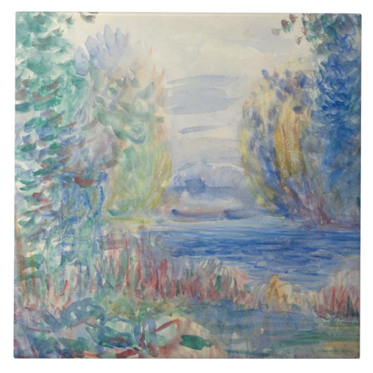 Auguste Renoir - Landschap van de rivier Tegeltje (Voorkant)