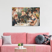 Auguste Renoir - Luncheon of the Boating Party Canvas Afdruk (Insitu (Woonkamer))