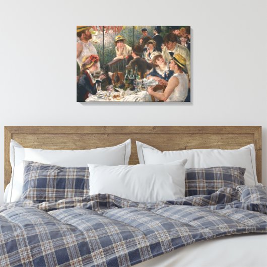Auguste Renoir - Luncheon of the Boating Party Canvas Afdruk (Insitu (Slaapkamer))