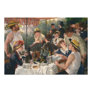 Auguste Renoir - Luncheon of the Boating Party Foto Afdruk