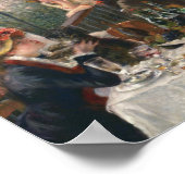 Auguste Renoir - Luncheon of the Boating Party Poster (Hoek)