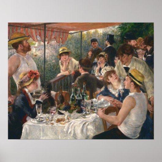 Auguste Renoir - Luncheon of the Boating Party Poster (Voorkant)