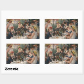 Auguste Renoir - Luncheon of the Boating Party Rechthoekige Sticker (Vel)