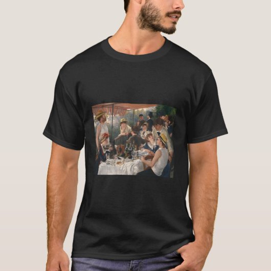 Auguste Renoir Luncheon van de boot Py T-shirt (Voorkant)