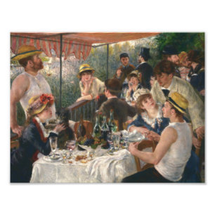 Auguste Renoir - Luncheon van de partij bij de ver Foto Afdruk