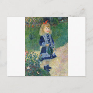 Auguste Renoir - Meisje met een gieter Briefkaart