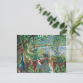 Auguste Renoir - nabij het meer Briefkaart (Staand voorkant)