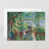 Auguste Renoir - nabij het meer Briefkaart (Voorkant / Achterkant)