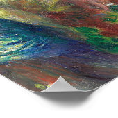 Auguste Renoir - nabij het meer Poster (Hoek)