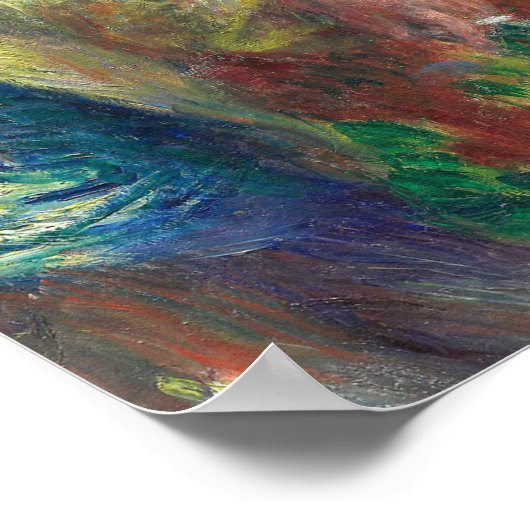 Auguste Renoir - nabij het meer Poster (Hoek)