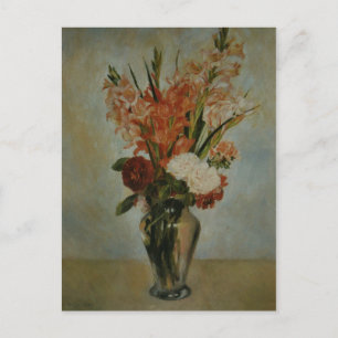  Auguste Renoir Pink Red Green Gladioli Briefkaart
