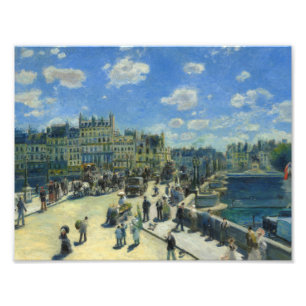 Auguste Renoir - Pont Neuf, Parijs Foto Afdruk