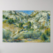 Auguste Renoir - Rocky Crags in L'Estaque Poster (Voorkant)
