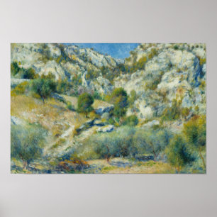 Auguste Renoir - Rocky Crags in L'Estaque Poster