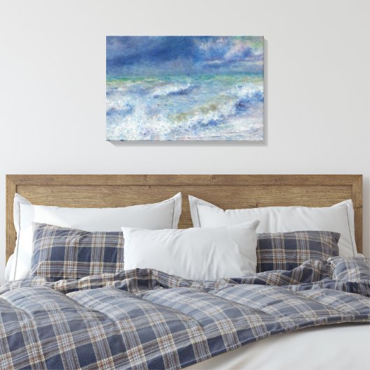 Auguste Renoir - Seascape Canvas Afdruk (Insitu (Slaapkamer))
