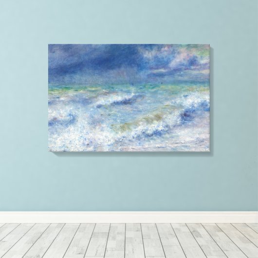 Auguste Renoir - Seascape Canvas Afdruk (Insitu (Houten vloer))