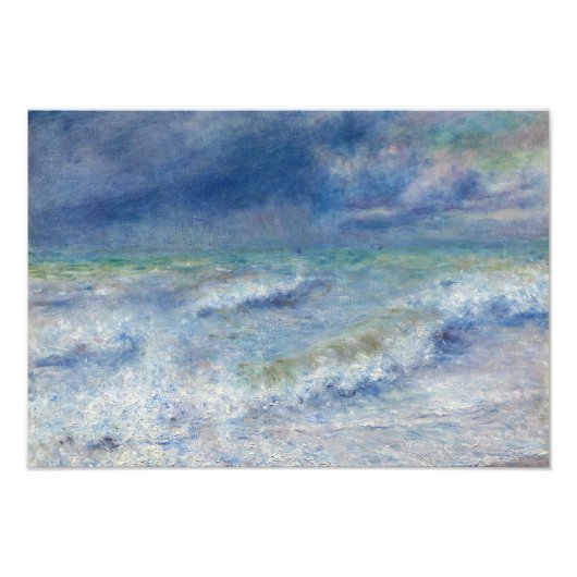 Auguste Renoir - Seascape Foto Afdruk (Voorkant)