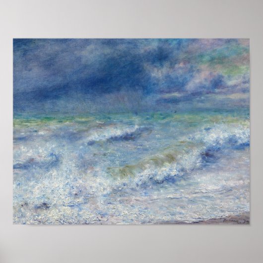 Auguste Renoir - Seascape Poster (Voorkant)