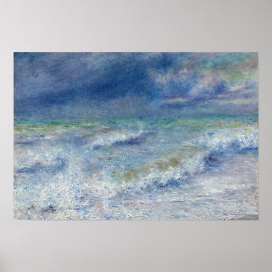 Auguste Renoir - Seascape Poster (Voorkant)