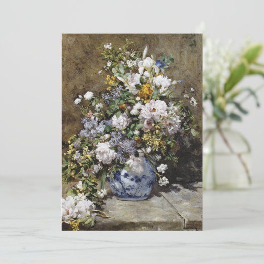 Auguste Renoir - Spring Bouquet Aankondiging (Staand voorkant)