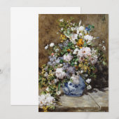 Auguste Renoir - Spring Bouquet Aankondiging (Voorkant / Achterkant)