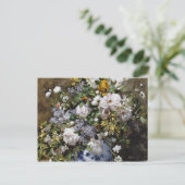 Auguste Renoir - Spring Bouquet .Spring Briefkaart (Staand voorkant)