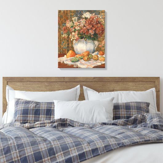 Auguste Renoir still Flowers Prickly Pears Canvas Afdruk (Insitu (Slaapkamer))