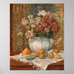 Auguste Renoir still Flowers Prickly Pears Poster
