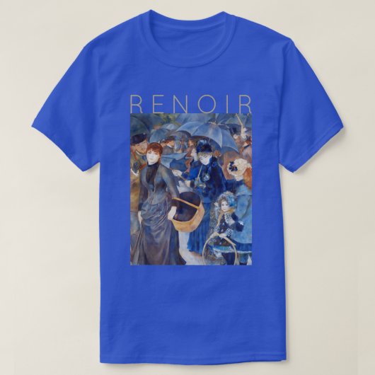 Auguste Renoir the Umbrellas Autumn T-shirt (Design voorkant)