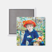 Auguste Renoir - Twee zussen Magneet (Voorkant / Achterkant)