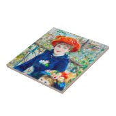 Auguste Renoir - Twee zussen Tegeltje (Zijkant)