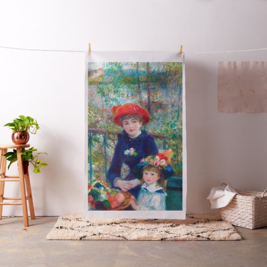 Auguste Renoir "Twee zusters (Op het terras)” Stof (Voorbeeld)